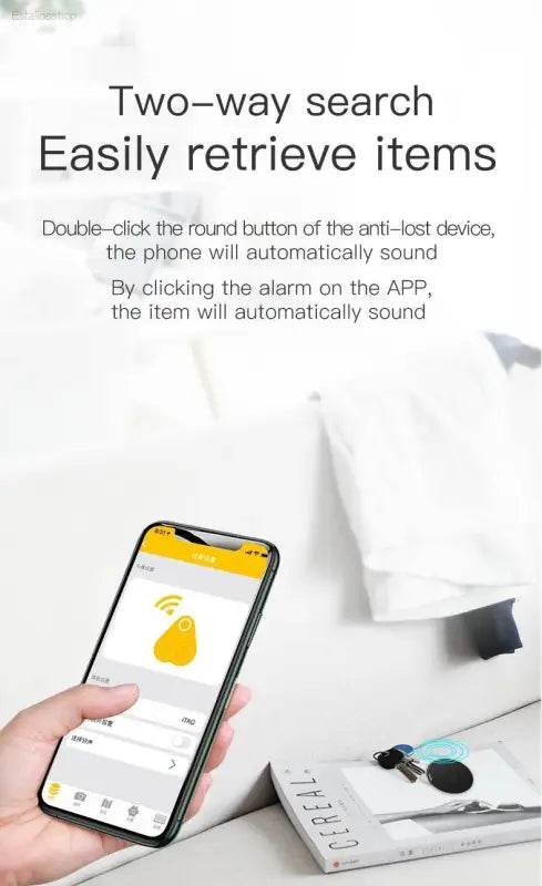 Anti-lost device advertisement.