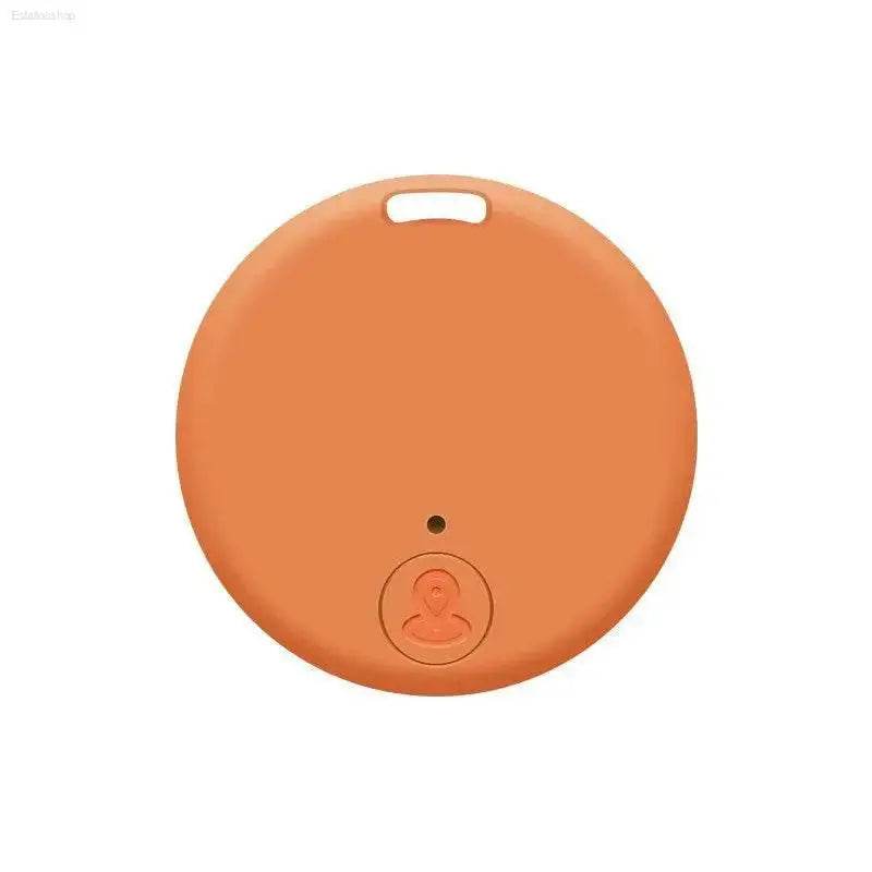 Orange circular tracker with keyhole.