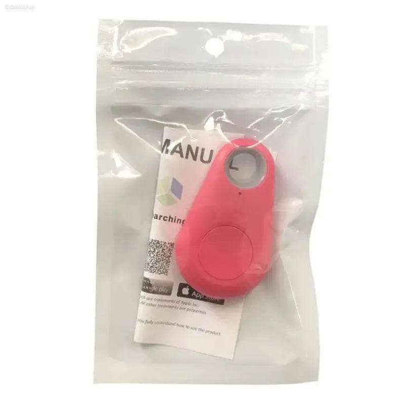 Pink key finder in packaging.
