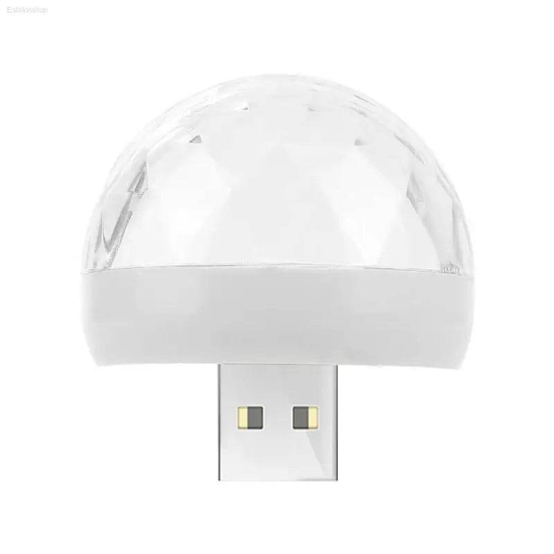 Mini USB Disco Light with Sound Activation for Parties - Estalios