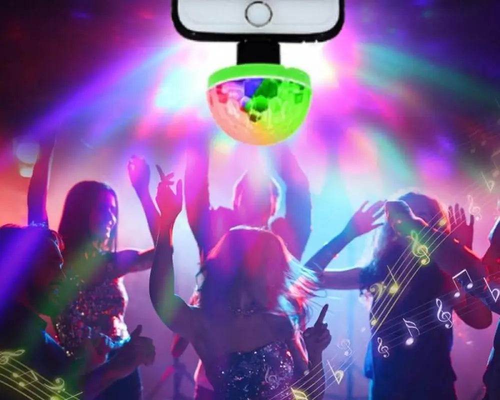 Mini USB Disco Light with Sound Activation for Parties - Estalios