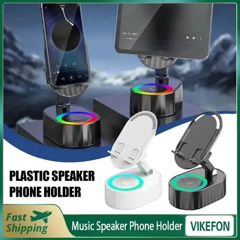 Mobile Cell Phone Stand Holder With Bluetooth Speaker HD - Estalios