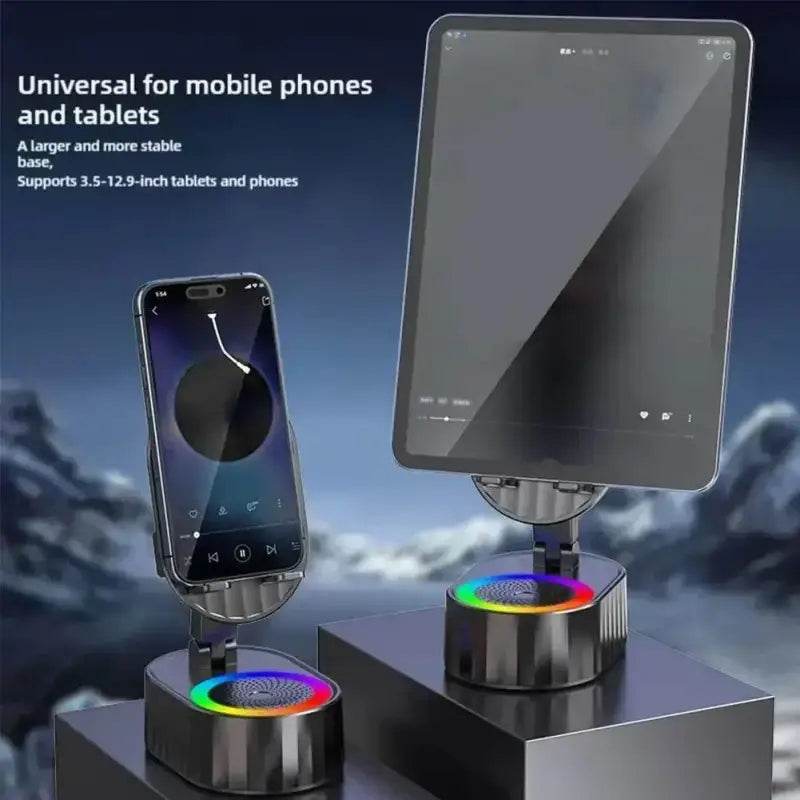 Mobile Cell Phone Stand Holder With Bluetooth Speaker HD - Estalios