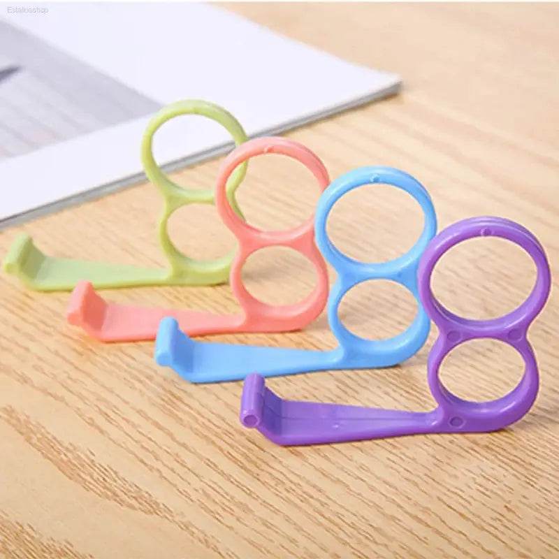 Mobile Phone Grip Holder Finger Ring Support Plastic Cellphone Handheld Bracket Desktop Mount Stand Bracket for Iphone Sumsung - Estalios
