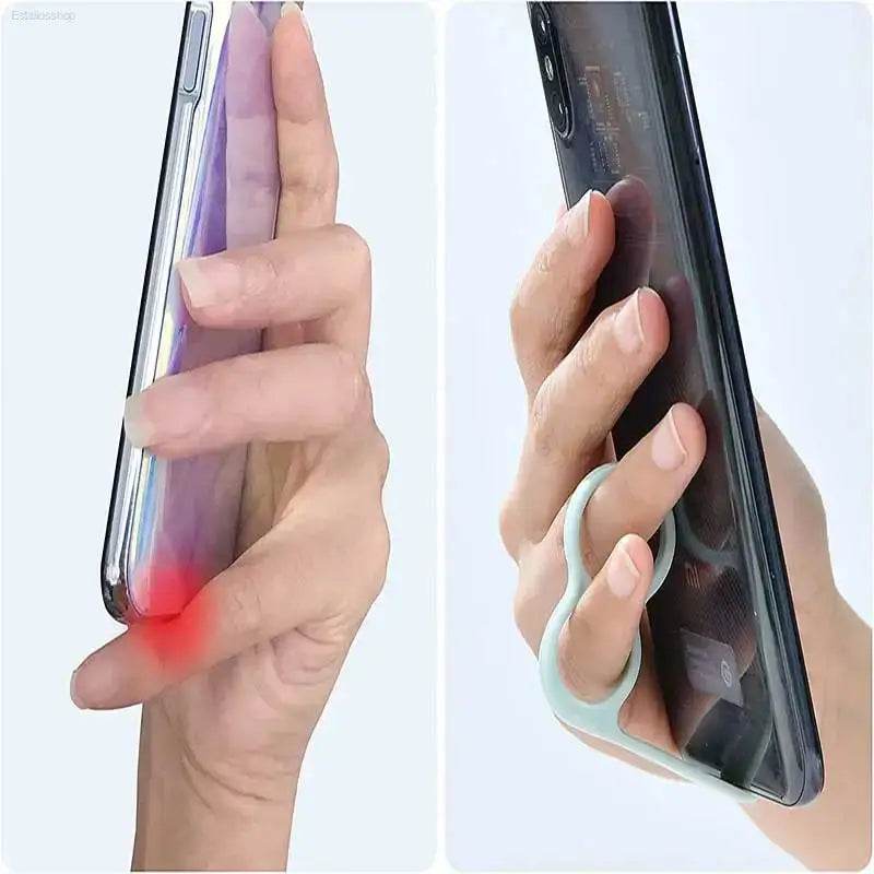 Mobile Phone Grip Holder Finger Ring Support Plastic Cellphone Handheld Bracket Desktop Mount Stand Bracket for Iphone Sumsung - Estalios
