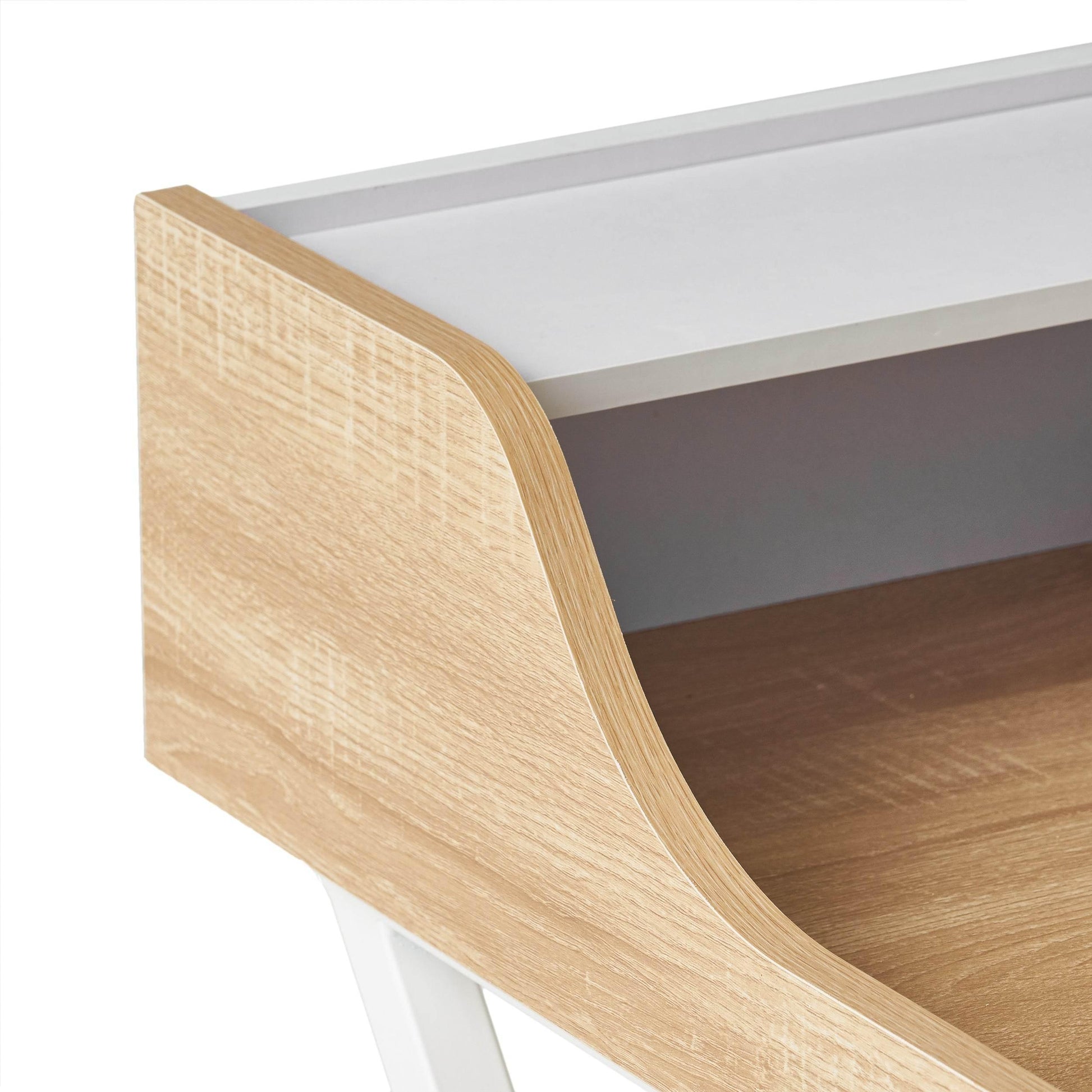 X Marks the Spot: The White and Wood Wonder Desk! - Estalios