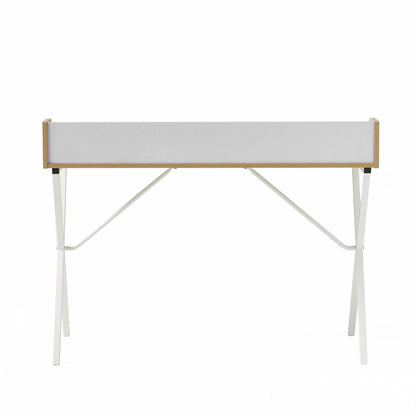 X Marks the Spot: The White and Wood Wonder Desk! - Estalios