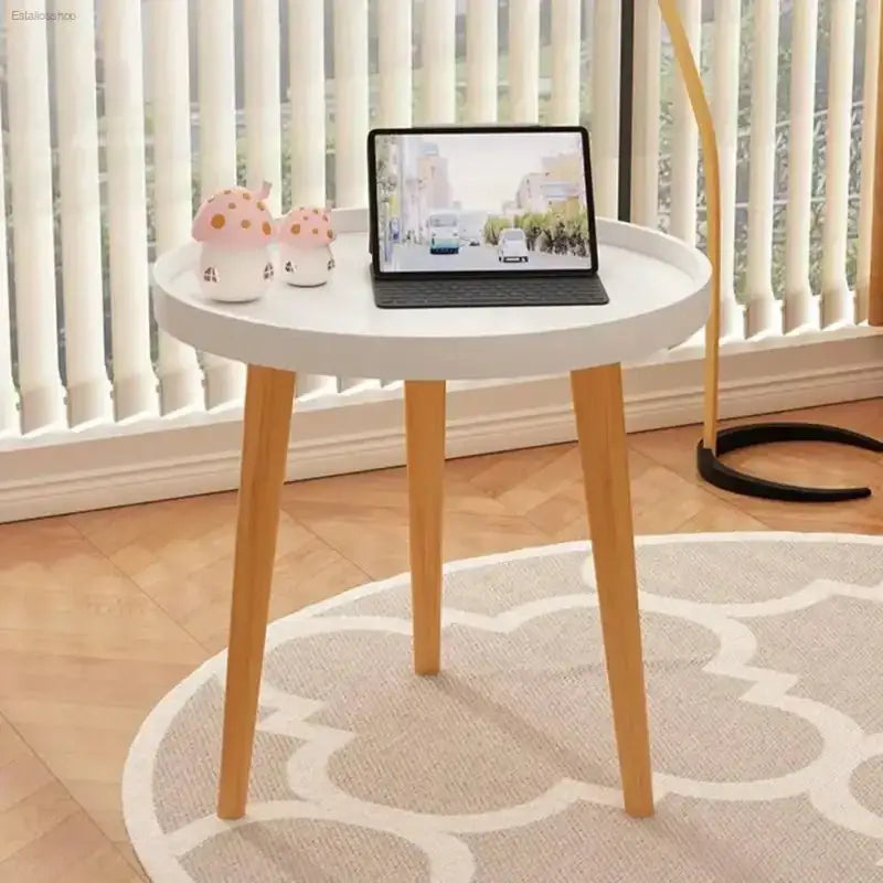Modern Solid Wood Coffee Table with Sturdy Legs for Stylish Living Rooms - EstaliosShop