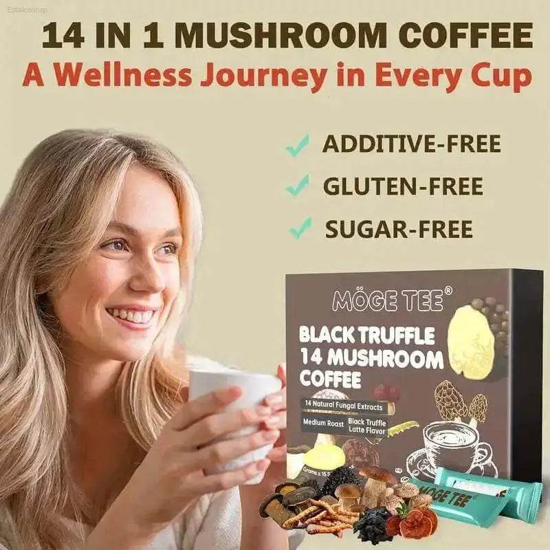 Möge Tee Black Truffle Mushroom Coffee: Unleash the Flavor! Möge Tee Black Truffle Mushroom Coffee is the Ultimate Fusion of Gourmet Indulgence - Estalios
