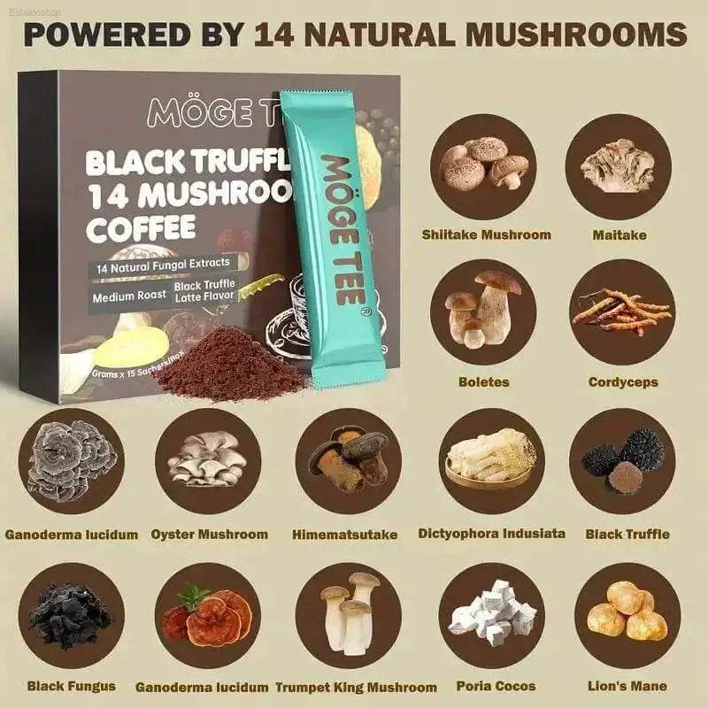 Möge Tee Black Truffle Mushroom Coffee: Unleash the Flavor! Möge Tee Black Truffle Mushroom Coffee is the Ultimate Fusion of Gourmet Indulgence - Estalios