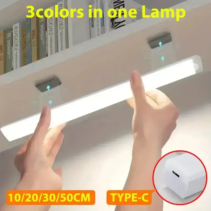 Motion Sensor LED Light Bar with magnetic mount for easy installation in cabinets