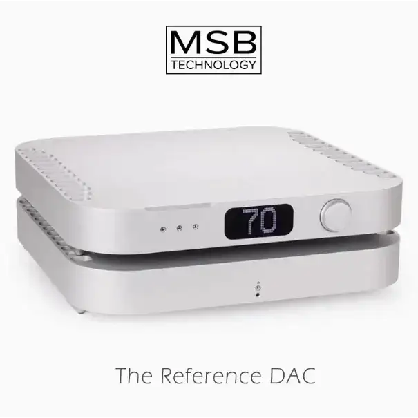 Silver MSB Technology audio component in the MSB Technology Reference DAC Modular R2R Power