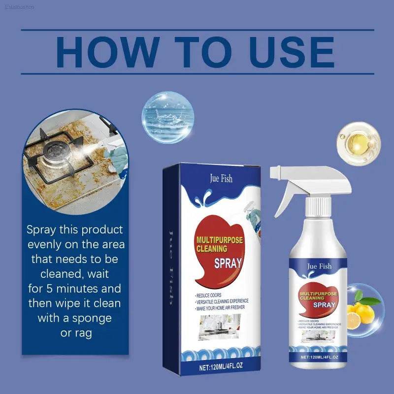 Multi-Function Cleaning Spray for Kitchen Heavy Oil Stains - Estalios