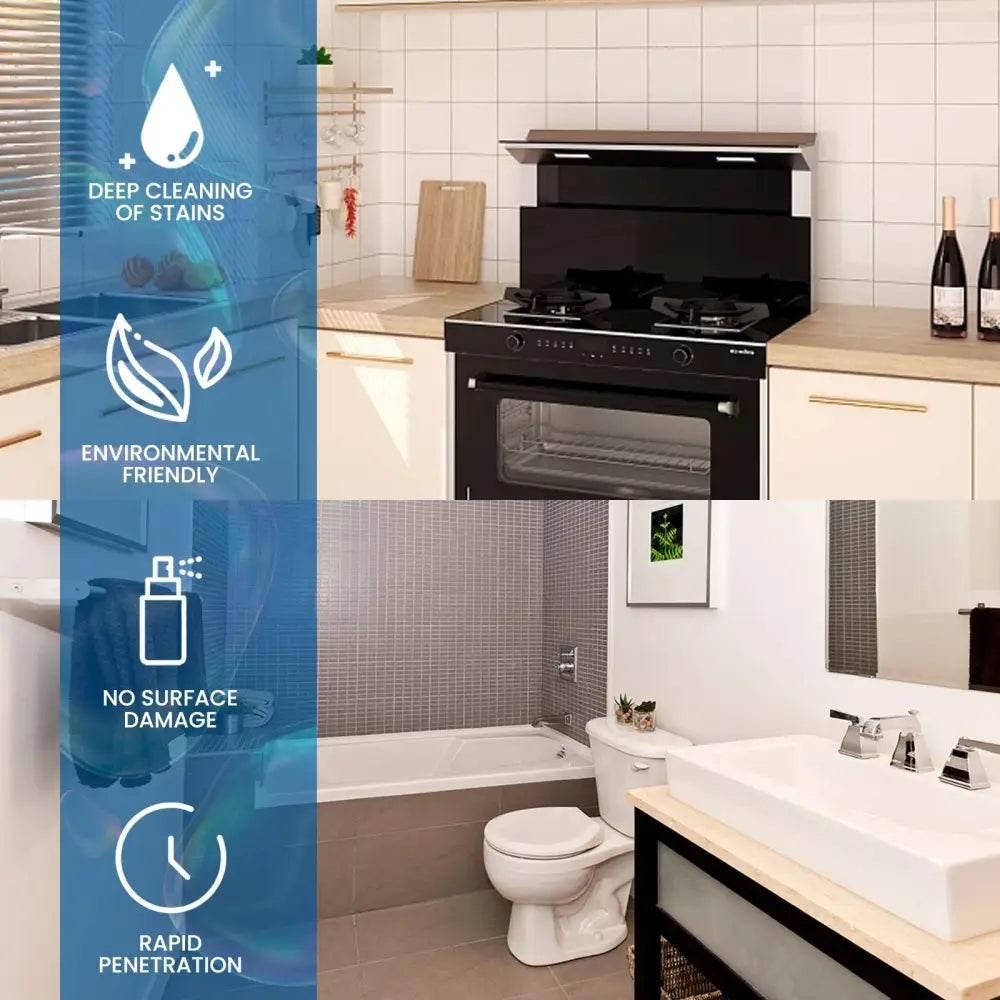 Multi-Purpose Household Foam Cleaner Set for Heavy Grease - Estalios