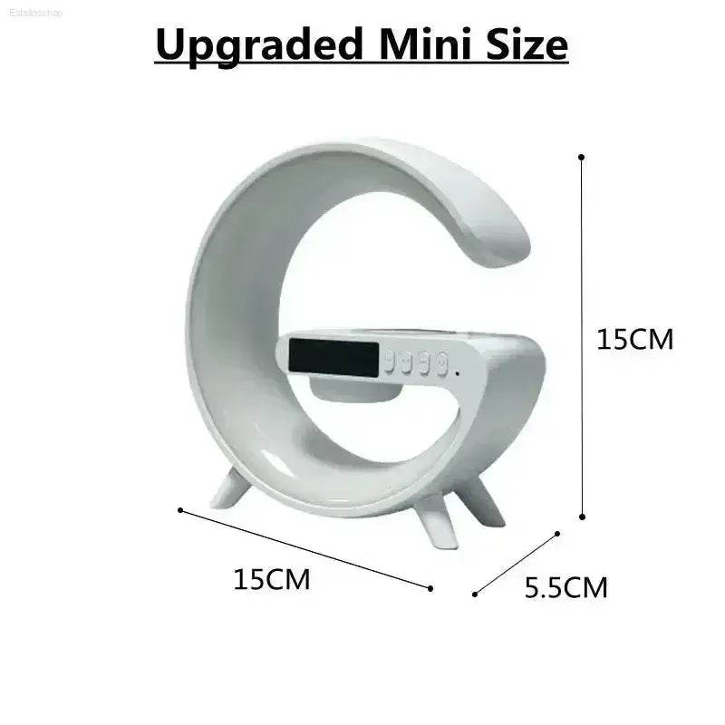 Multifunction 4 In 1 Wireless Charger Pad Stand Speaker RGB Night Light - Estalios