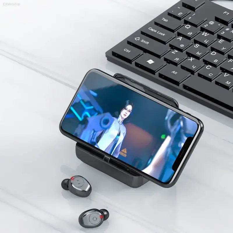 Multifunction Bluetooth Headset with Power Bank Support - Estalios