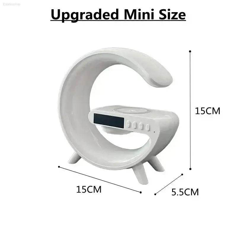 Multifunction RGB Light Bluetooth Speaker Alarm Clock Charger - Estalios