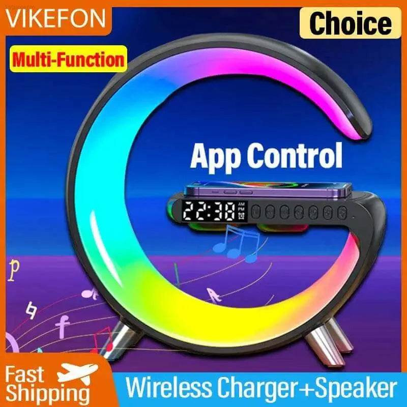 Multifunction Wireless Charger Stand Bluetooth 5.0 Speaker - Estalios