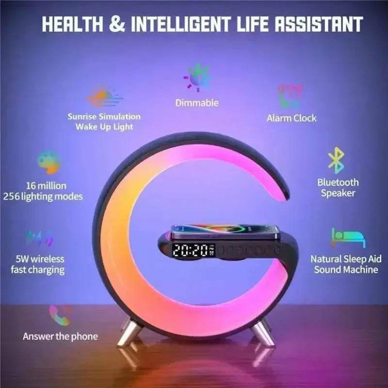 Multifunction Wireless Charger Stand Bluetooth 5.0 Speaker - Estalios