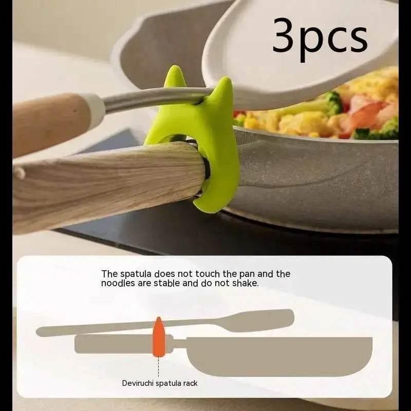 Multifunctional Spatula Holder Silicone Anti-Overflow Spoon Holder - Estalios