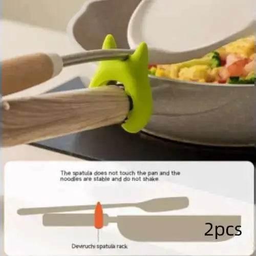 Multifunctional Spatula Holder Silicone Anti-Overflow Spoon Holder - Estalios
