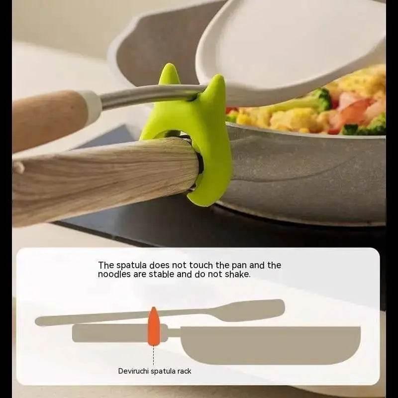 Multifunctional Spatula Holder Silicone Anti-Overflow Spoon Holder - Estalios