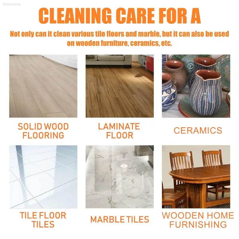 Multipurpose Cleaner For Wood Furniture Flooring And Tile - Estalios