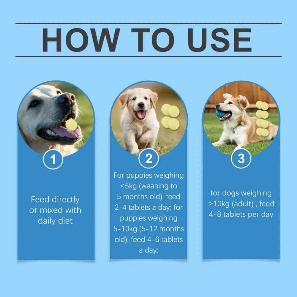 Multivitamin Tablets For Dogs And Cats Support Vitality - Estalios