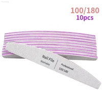 Nail File Set 100 to 180 Emery Buffers for Perfect Manicure - Estalios