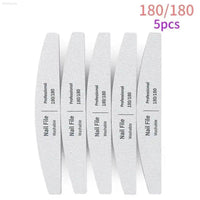 Nail File Set 100 to 180 Emery Buffers for Perfect Manicure - Estalios