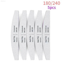 Nail File Set 100 to 180 Emery Buffers for Perfect Manicure - Estalios