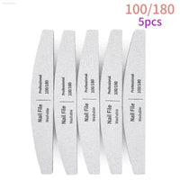 Nail File Set 100 to 180 Emery Buffers for Perfect Manicure - Estalios