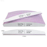 Nail File Set 100 to 180 Emery Buffers for Perfect Manicure - Estalios
