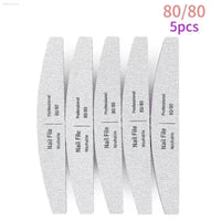 Nail File Set 100 to 180 Emery Buffers for Perfect Manicure - Estalios