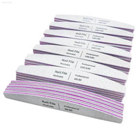 Nail File Set 100 to 180 Emery Buffers for Perfect Manicure - Estalios