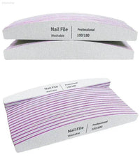 Nail File Set 100 to 180 Emery Buffers for Perfect Manicure - Estalios