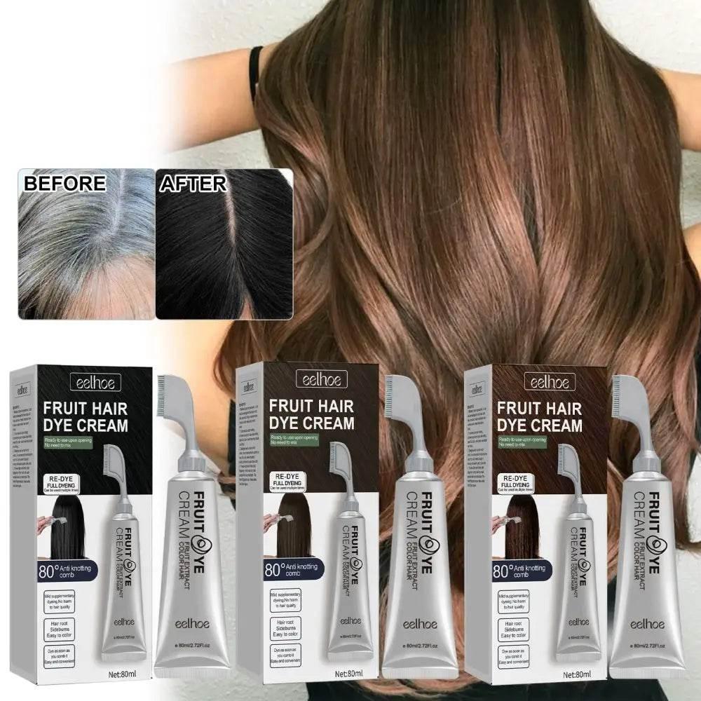 Natural Fruit And Vegetable Hair Cream For Long-Lasting Color - Estalios