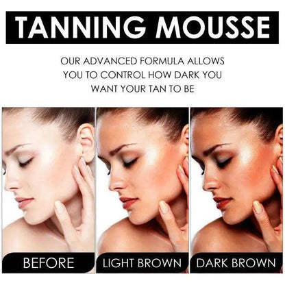 Sunkissed Radiance Tanning Mousse for Effortless Glow - Estalios