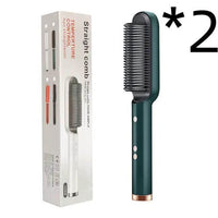 Bold & Brilliant Dual Color Straightening Brushes for Effortless Styling - Estalios