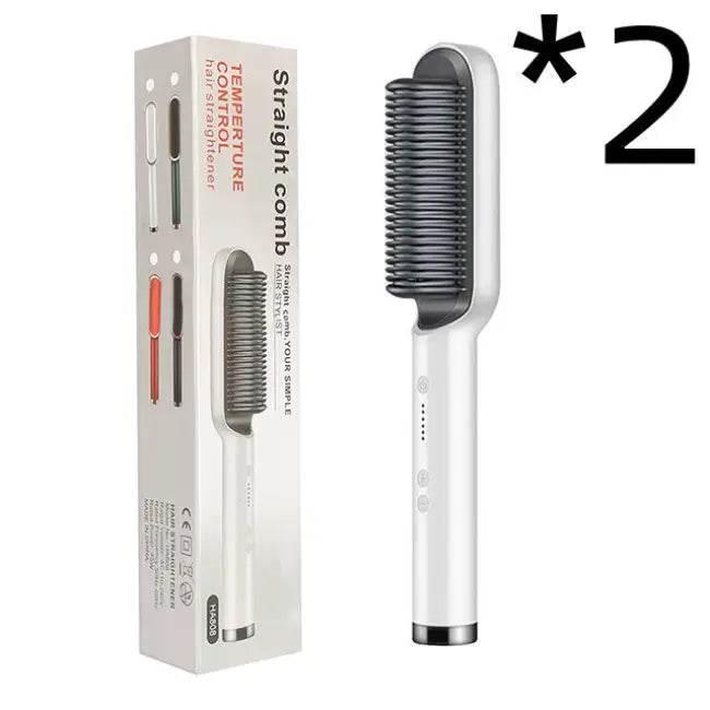 Bold & Brilliant Dual Color Straightening Brushes for Effortless Styling - Estalios