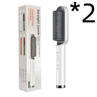 Bold & Brilliant Dual Color Straightening Brushes for Effortless Styling - Estalios