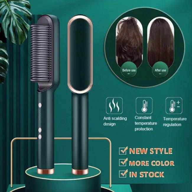 Bold & Brilliant Dual Color Straightening Brushes for Effortless Styling - Estalios