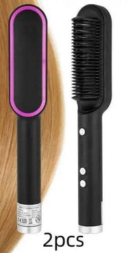 Bold & Brilliant Dual Color Straightening Brushes for Effortless Styling - Estalios