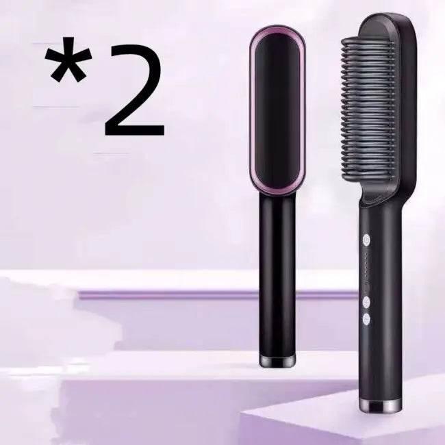 Bold & Brilliant Dual Color Straightening Brushes for Effortless Styling - Estalios