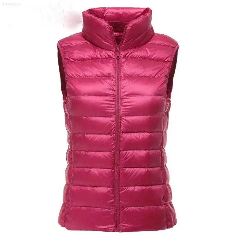 New 2024 Women Ultra Light Down Vests Windproof Jacket - Estalios