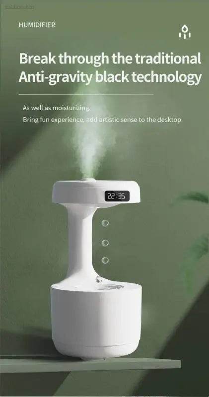 White anti-gravity humidifier.