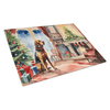 Bloodhound Cozy Christmas Cutting Board: Paw-fect Holiday Cheer! Here's a Product Description for the Bloodhound Cozy Christmas Cutting Board: - Estalios