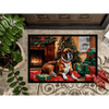 NEW Boxer Cozy Christmas Doormat Non Slip Indoor Outdoor Rug - Estalios
