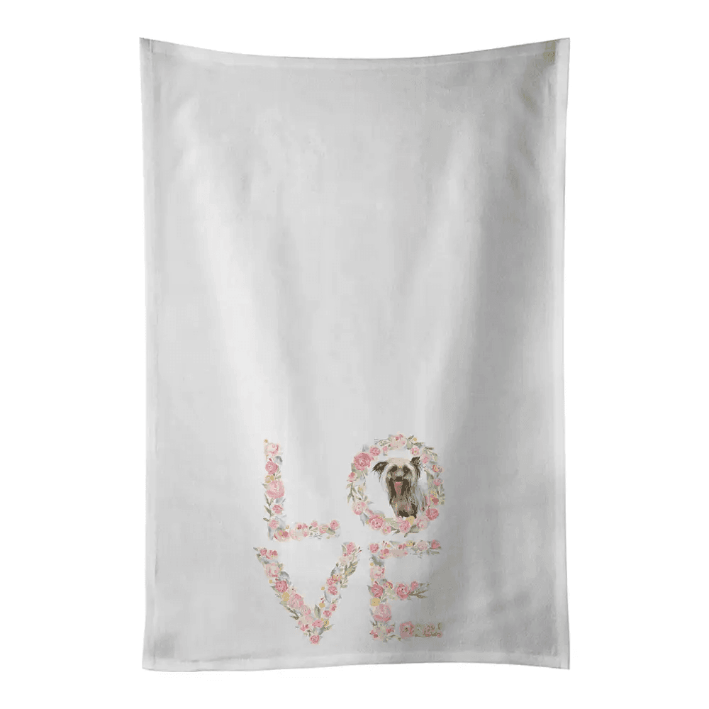 NEW Chinese Crested Love Kitchen Towel Set for Home Decor - Estalios