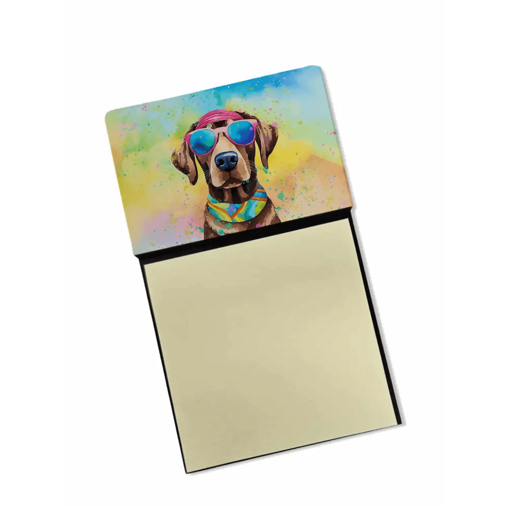NEW Chocolate Labrador Sticky Note Holder for Easy Organization - Estalios